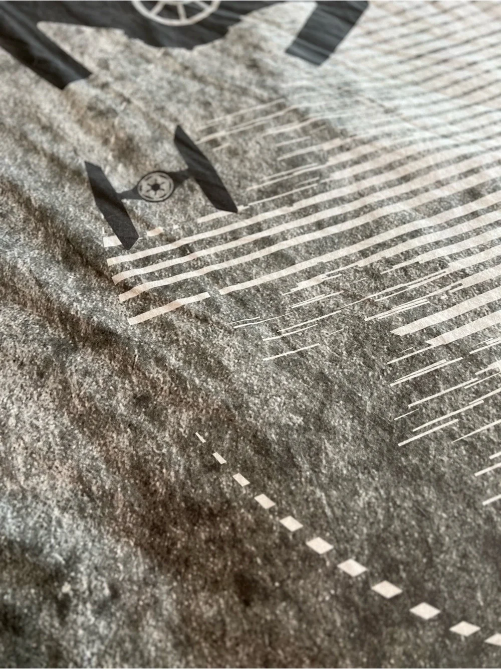 Pottery Barn Teen Star Wars Duvet Cover Organic Cotton TIE Fighter Death Star